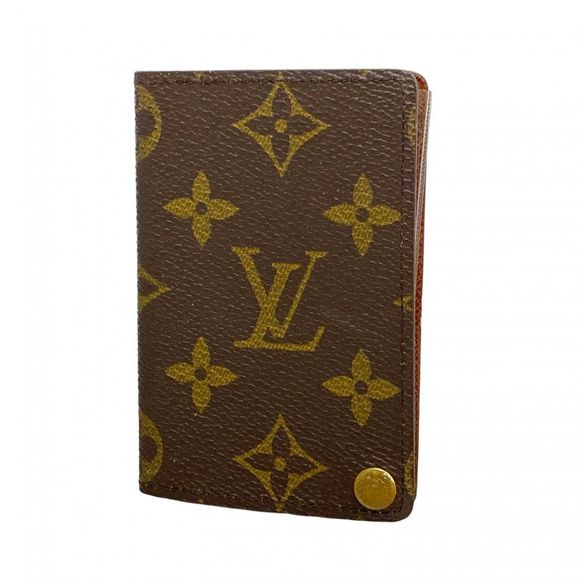 Louis Vuitton Monogram Porte Carte Credit Pression Card Case M60937 Brown  Men's - Picture 1 of 16